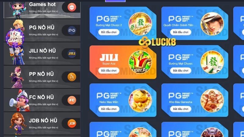 Feedback của người chơi về LUCK8