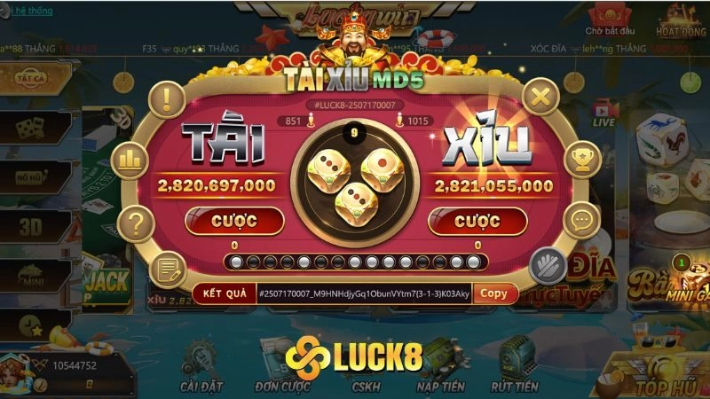 Thuật ngữ tài xỉu MD5