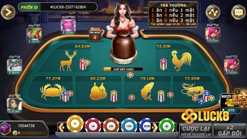 Tìm hiểu các thuật ngữ trong chơi bầu cua live